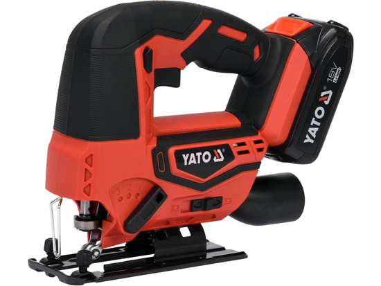 Лобзик акумуляторний YATO : Li-Ion 18 В, 2 АГод, з зарядним пристроєм / Код товару: YT-82822